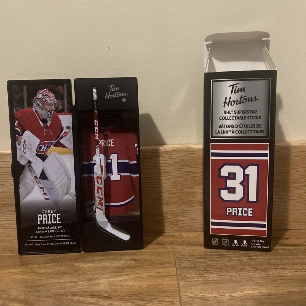 CAREY PRICE - 2019/20 Tim Hortons - NHL Superstar Collectible Hockey Stick